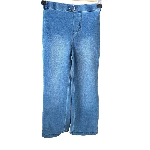 Habitual Kid Unisex Denim Jeggings Blue Size 4/5 Elastic Waistband - Picture 1 of 6